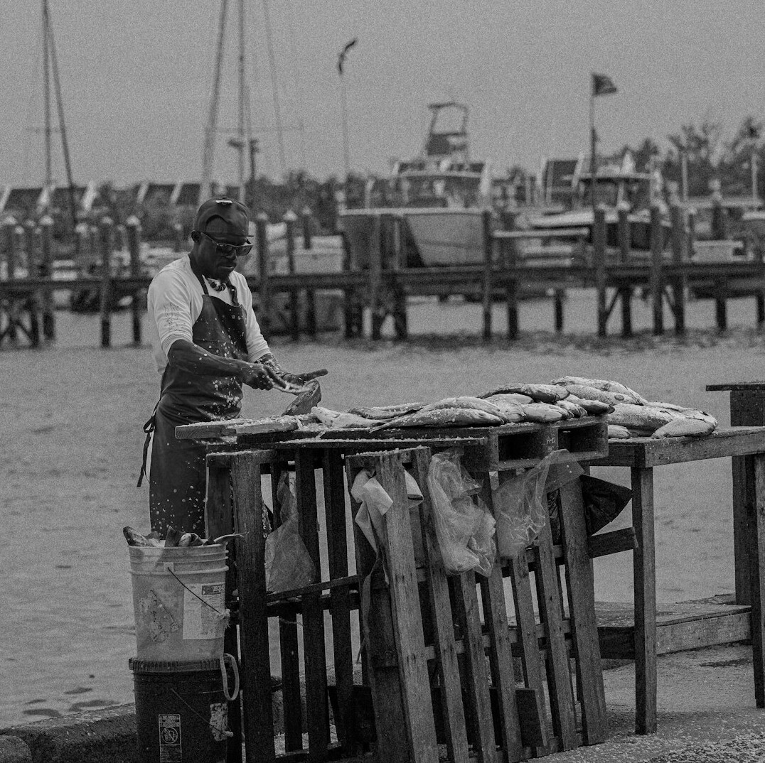 fisherman on danish west coast boat