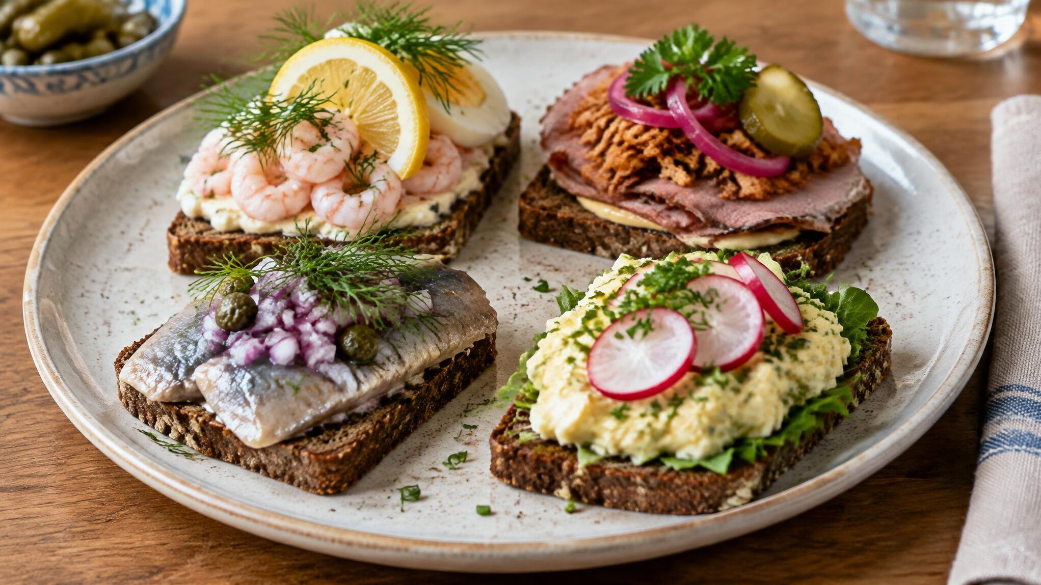 danish open sandwich