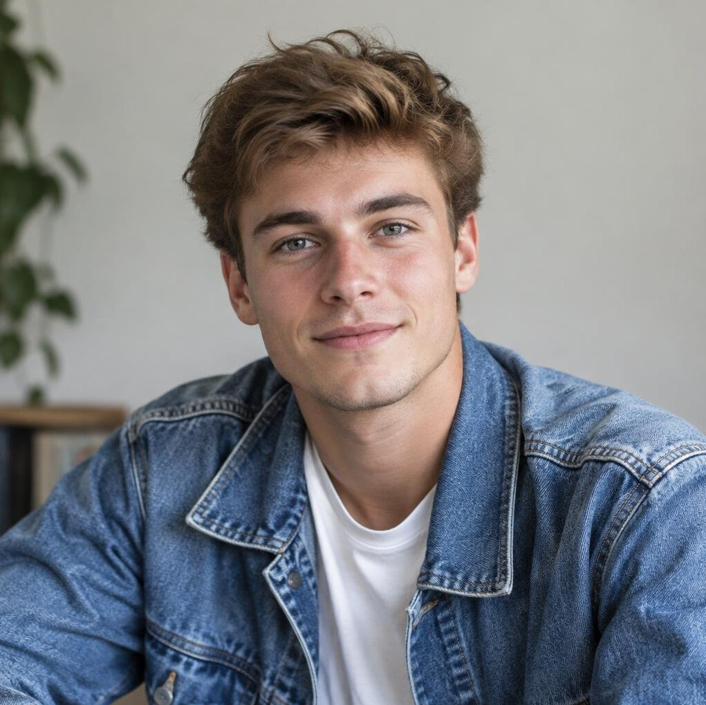 Portrait of a young Danish university student